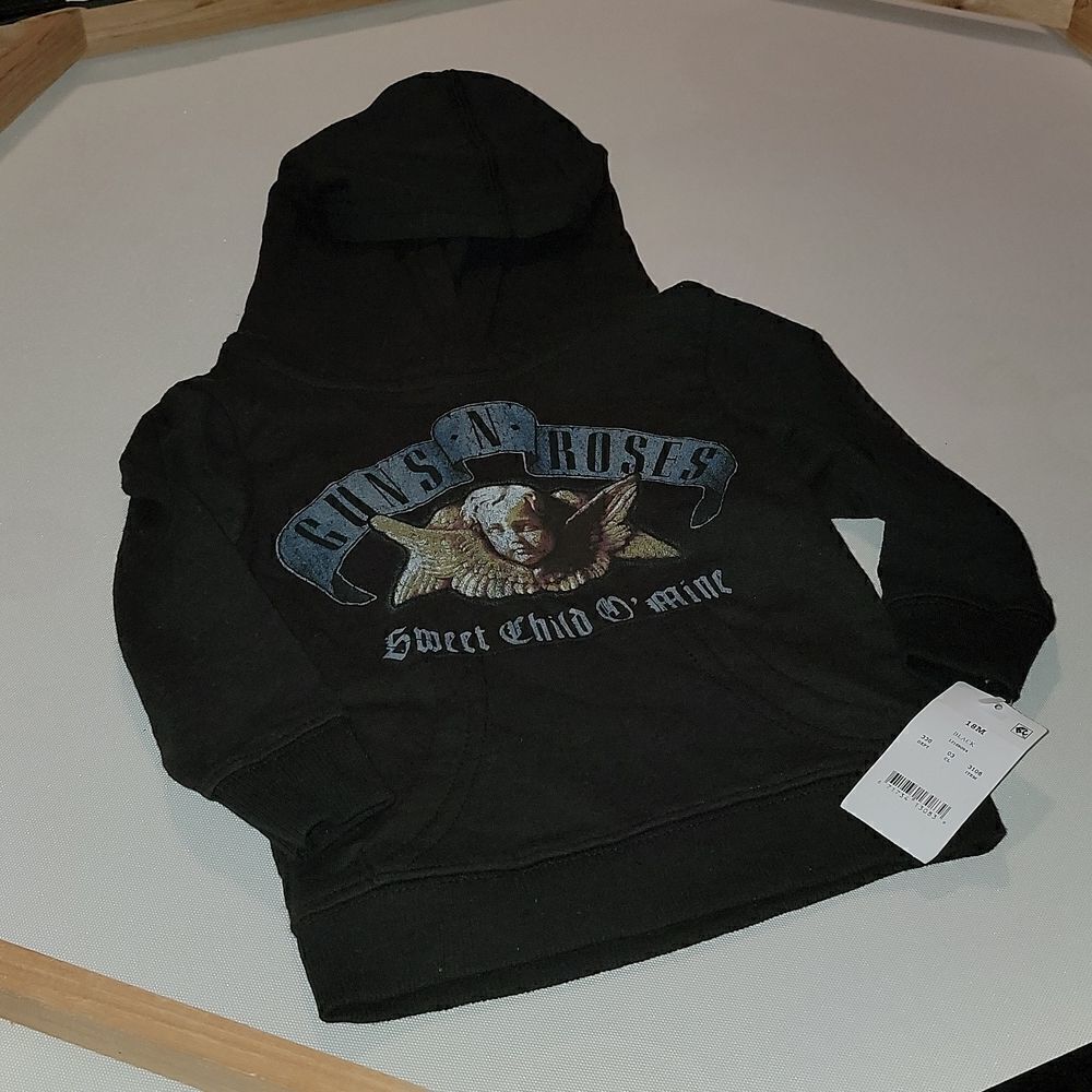 Guns n Roses Infant Baby Hooded Sweatshirt 18 month Toddler Sweet Child of Mine